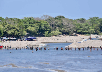 Crisis por sequía: El río Suchiate alcanza su nivel más bajo en una década