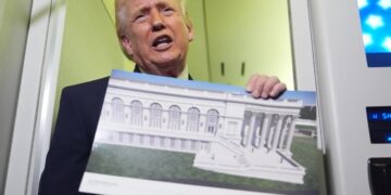 Donald Trump planea un gran complejo militar bajo el nuevo salón de baile de la Casa Blanca