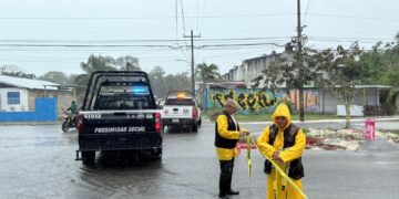 "Estefanía Mercado activa el Operativo Tormenta por fuertes lluvias en Playa del Carmen"
