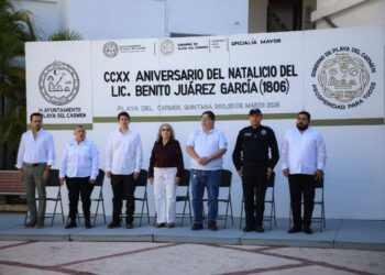 "Gobierno de Estefanía Mercado celebra el legado de Benito Juárez en Playa del Carmen"