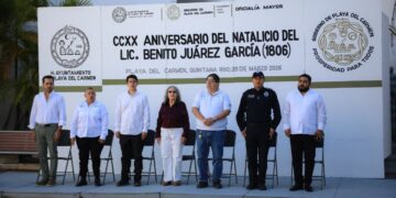 "Gobierno de Estefanía Mercado celebra el legado de Benito Juárez en Playa del Carmen"