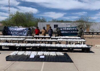 Golpe al narcotráfico: Aseguran casi media tonelada de metanfetamina en Sonora