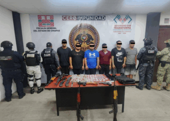 Importante operativo permite la captura de seis integrantes del CJNG en Chiapas