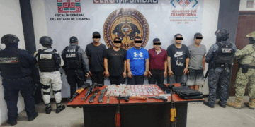 Importante operativo permite la captura de seis integrantes del CJNG en Chiapas