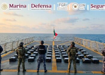 La Marina logra histórico decomiso de cocaína frente a las costas de Guerrero