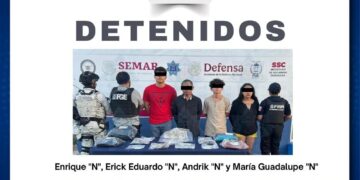 Narcomenudeo en Cancún detienen a cuatro personas y aseguran más de 200 dosis