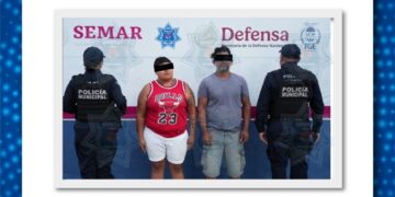 "Policía Cancún logra la recuperación de motocicleta robada y detiene a dos sospechosos"