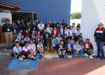 "Policía de Cancún fomenta valores en la niñez con visitas guiadas"