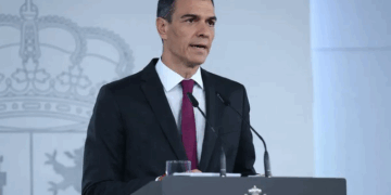 #VIDEO: "Presidente español, Pedro Sánchez lanza un contundente mensaje: "No a la guerra"