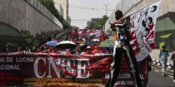 CNTE inicia paro nacional en CDMX: plantones y bloqueos afectan vialidades clave