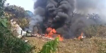 Tragedia nacional por el avión militar en Colombia accidentado con un centenar de pasajeros