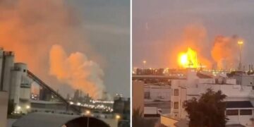 Ataque iraní a refinería en Baréin provoca gran incendio tras impacto de misiles