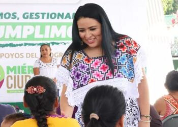 Cumple Blanca Merari con entrega de apoyos a más de 50 familias de Leona Vicario