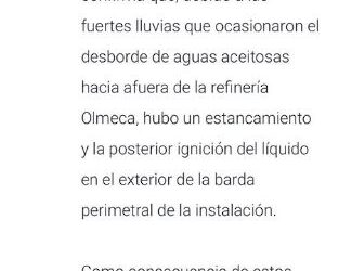 Pemex confirma 5 muertes tras incendio en Dos Bocas