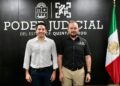 SE reunen magistrado presidente del triubunal estatal con presidente del congreso de Q.Roo