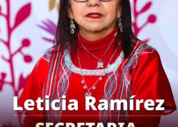 Ariadna Montiel celebra el nombramiento de Leticia Ramírez en la Secretaría de Bienestar