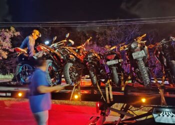 Autoridades ejecutan operativo sorpresa contra rodadas clandestinas en la avenida 135