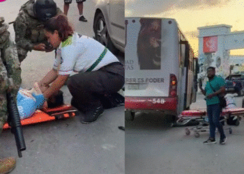 Riña en camión de Cancún deja a pasajero herido tras caer de unidad en movimiento – Región 259