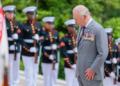 "El Rey Carlos III en Arlington rinde homenaje a los soldados caídos"