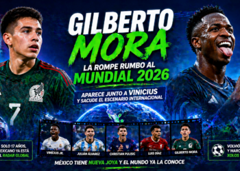 🔥🌎⚽VIDEO// Gilberto Mora la rompe rumbo al Mundial 2026: junto a Vinicius sacude el escenario en comercial