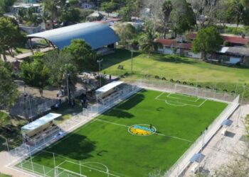 Inauguran nueva infraestructura deportiva en la comunidad de Ucum