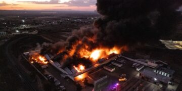La FGR investigará el incendio en bodega de frijol de Zacatecas