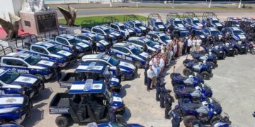 Mara Lezama entrega histórico equipamiento para reforzar la seguridad en Quintana Roo