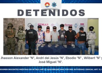 Operativo Blindaje Cancún logra la detención de cinco personas por delitos contra la salud en la SM 250