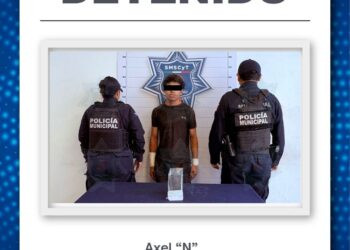 Participación ciudadana permite la detención de un joven por daños en Cancún