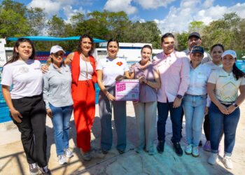 Rehabilitación acuática: Estefanía Mercado presenta el programa "Carril Rosa"