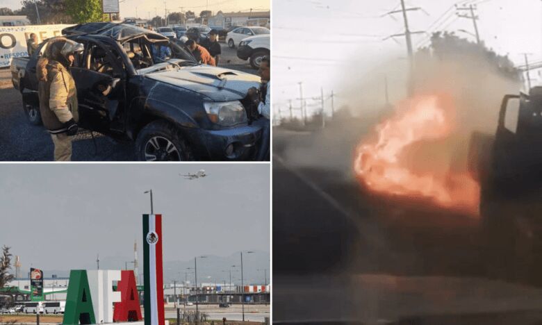 El Payín, operador del Cártel de Sinaloa llegó en un vuelo al AIFA, subió a un auto que explotó momentos después de recogerlo, esto sabemos.