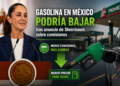 ⛽📉 Gasolina en México podría bajar tras anuncio de Sheinbaum sobre comisiones