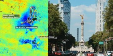 Ciudad de México se hunde más rápido de lo que se pensaba: la NASA revela imágenes