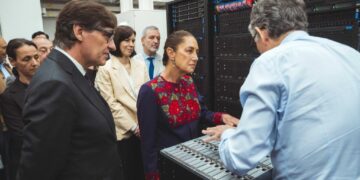 Claudia Sheinbaum visita el Barcelona Supercomputing Center