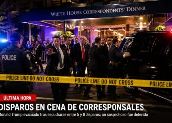 Disparos desatan pánico y obligan a evacuar a Donald Trump en cena de corresponsales