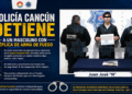 🚔👮‍♂️// Policía Cancún detiene a sujeto con réplica de arma en Cancún en Supermanzana 523