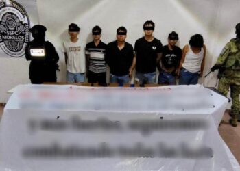 Detienen a seis personas por colocar narcomanta en Tlaltizapán, Morelos