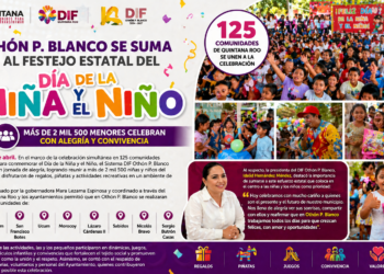 🎉 Othón P. Blanco celebra el Día del Niño en Chetumal con más de 2 mil 500 menores