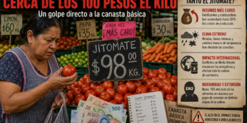 🍅📈/ Precio del jitomate se dispara y roza los 100 pesos en México