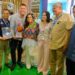 Junto con líderes del turismo, Mara Lezama, Josefina Rodríguez y Evelyn Salgado recorren el pabellón del Caribe Mexicano