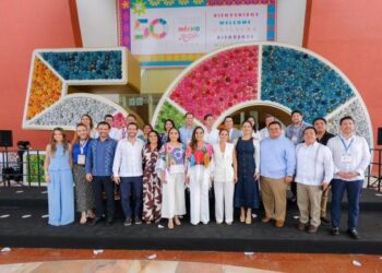 Mara Lezama participa en inauguración del Tianguis Turístico México 2026 en Acapulco junto a Rosa Icela Rodríguez y Josefina Rodríguez Zamora