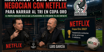 Martinoli y Luis García en Netflix: negociación para narrar al Tri en Copa Oro toma fuerza