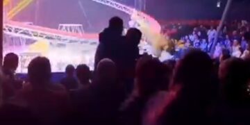 🎥 Video viral: Tigre salta hacia el público en circo de Rusia y desata pánico entre asistentes