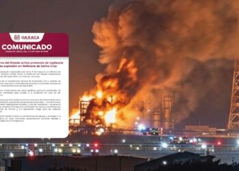 #VIDEO : "Explosión e incendio en la Refinería Pemex en Salina Cruz, Oaxaca"
