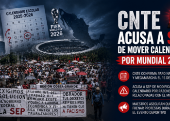 🚨📚 CNTE acusa a SEP de mover calendario por Mundial