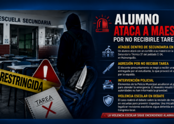 🔴🔪 Alumno apuñala a maestro por no recibirle tarea