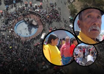 "Así engaña Morena: Acarreados de otros estados llegaron sin saber contra quién marchaban"