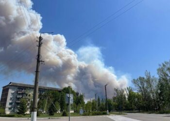 Alarma por un nuevo incendio en Chernóbil tras ataque con drones