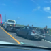 "Aparatoso accidente en el Puente Nichupté en Cancún provoca tráfico"