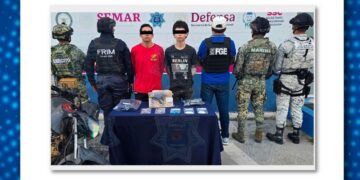 Autoridades policiacas aseguran a implicados en presunto narcomenudeo en Cancún